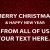 Camtasia Template – Happy Holiday’s Greeting with Red Snowy Background