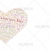 Happy Valentine’s Day Poster Horizontal on White Background
