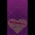 Happy Valentine’s Day Poster Vertical on Purple Background