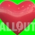 Shiny Animated Heart Pumping on Green-Screen Background Loopable