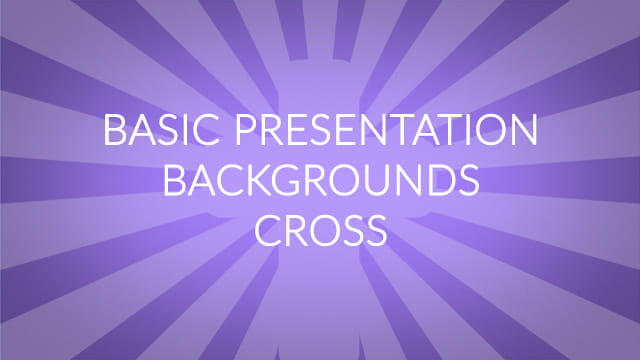 Basic Presentation Backgrounds – Cross