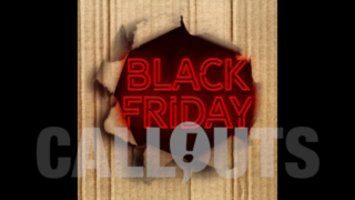 Black Friday Sales/Advertising Graphics: Carton Rip