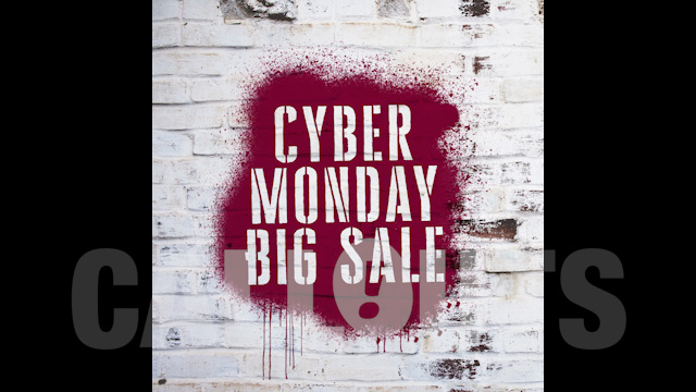 Cyber Monday Sales/Advertising Graphics: Spray Paint 02