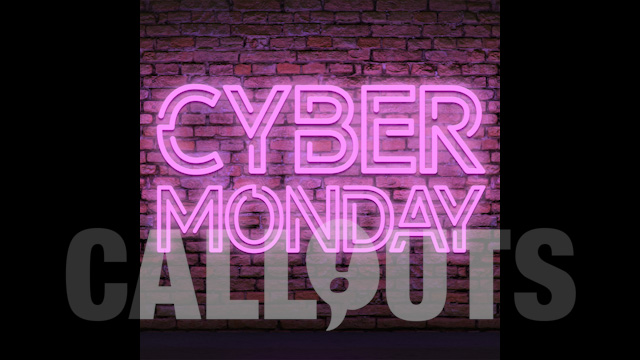 Cyber Monday Sales/Advertising Graphics: Neon Wall