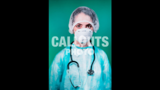Young Nurse/Medical Assistant, Protective Face Mask, Stethoscope