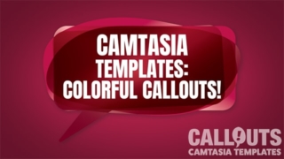 Camtasia Colorful Callouts Template Collection