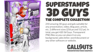 SuperStamps 3D Guys, The Complete Collection