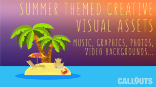 Summer Themed Creative Visual Assets