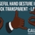 Black Hand Gesture Icons Transparent Flat