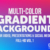 Multi-Colored Gradient Background Graphics Vol 01