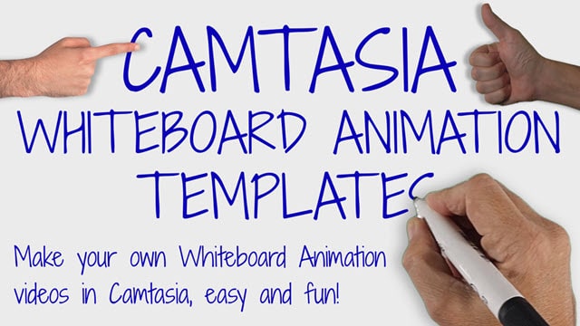 Camtasia Whiteboard Animation Template Collection