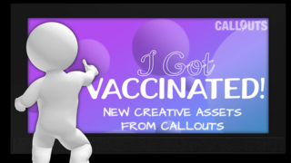 Presenter/Explainer Video Backgrounds, “I Got Vaccinated” Free Graphics, and new music