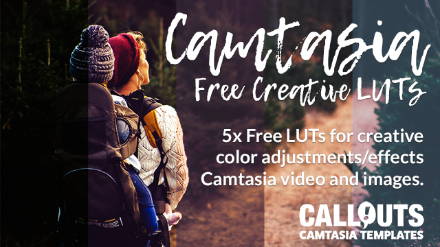 Free Camtasia Creative LUTs
