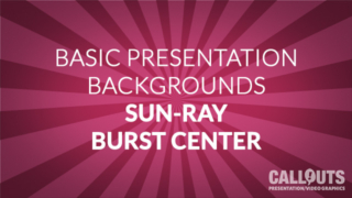 Basic Presentation Backgrounds – Sun-Ray Burst Center