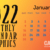 2022 Transparent Calendar Graphics – Monthly