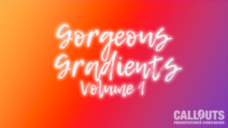Gorgeous Gradients Volume 01 – Presentation Backgrounds