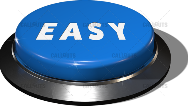 Big Juicy Button – Blue Easy