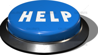 Big Juicy Button – Blue Help