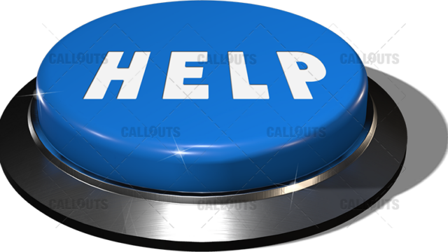Big Juicy Button – Blue Help