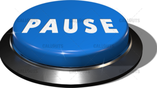 Big Juicy Button – Blue Pause