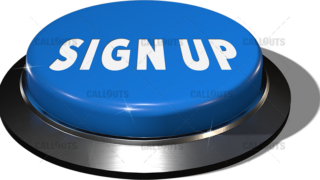 Big Juicy Button – Blue Sign Up