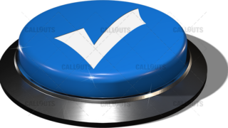 Big Juicy Button – Blue Check Mark 2