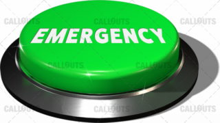 Big Juicy Button – Green Emergency
