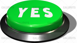 Green Vote Button – Green Yes