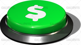 Big Juicy Button – Green Dollar