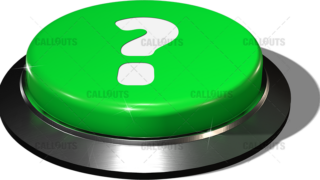 Big Juicy Button – Green Question Mark