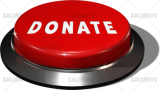 Big Juicy Button – Red Donate