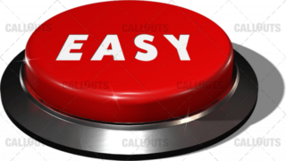 Big Juicy Button – Red Easy