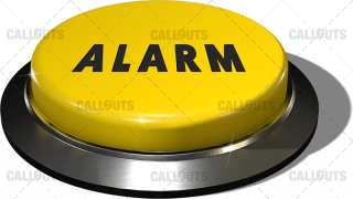 Big Juicy Button – Yelllow Alarm