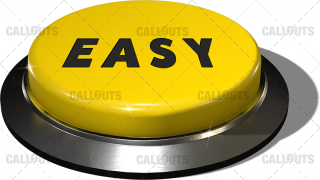 Big Juicy Button – Yellow Easy