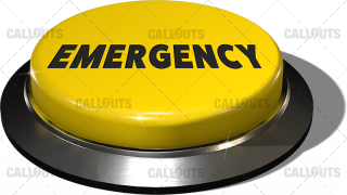 Big Juicy Button – Yellow Emergency