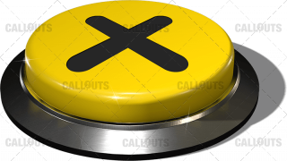 Big Juicy Button – Yellow X-No