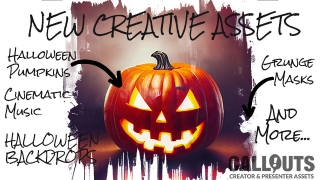 Happy Halloween! New Scary Visual Assets for Your Creative Work.