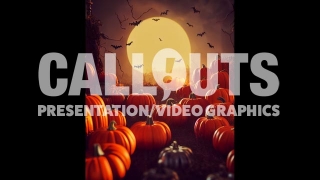 Scary Halloween Pumpkin Background 3D 03 Vertical