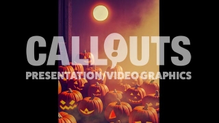 Scary Halloween Pumpkin Background 3D 04 Vertical