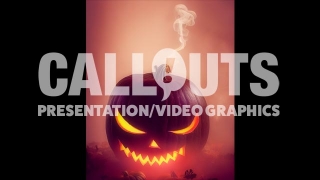 Scary Halloween Pumpkin Background 3D 06 Vertical
