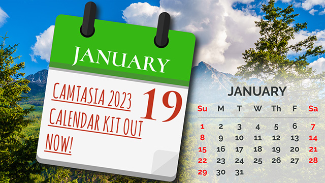 Camtasia 2023 Calendar Kit