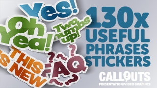 130 Useful Phrases Stickers