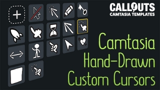 Camtasia Hand-drawn Cursors
