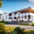 Construction Illustration Modern House