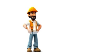 Construction Illustration Worker 2
