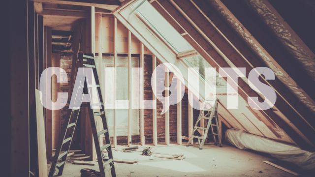 Construction Illustration House Attic