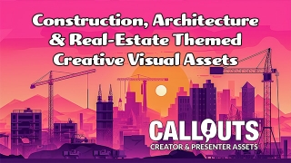 Construction, Architecture & Real-Estate Themed Creative Visual Assets