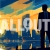 Silhouette of a Businessman looking toward a City Business Illustration
