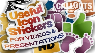 Useful Icon Stickers for Video and Presentations