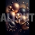 Happy New Year Concept Graphic Vertical Balloons Gold Black Matt Firework 2024